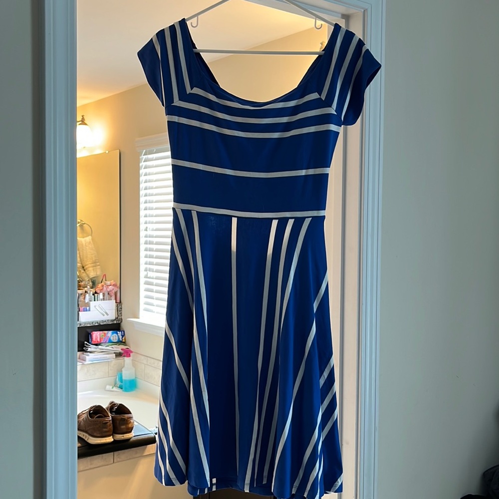 Ann Taylor Loft blue dress